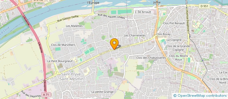 localisation de l'entreprise MONSIEUR ALAIN BOUQUET à ORLEANS
