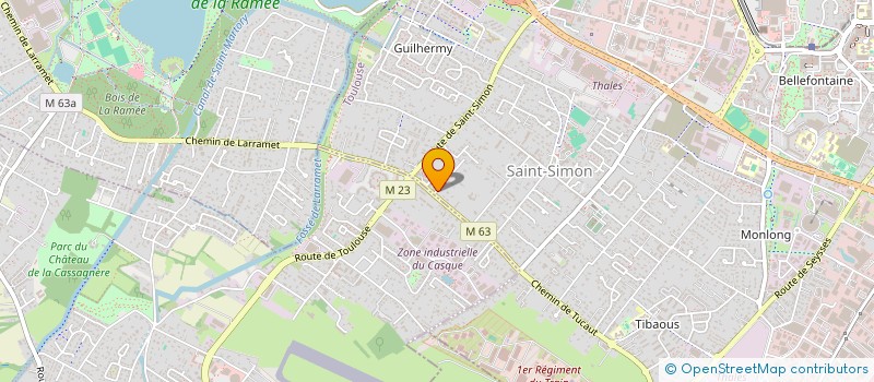 localisation de l'entreprise MONSIEUR ALAIN BOURAHLA à TOULOUSE