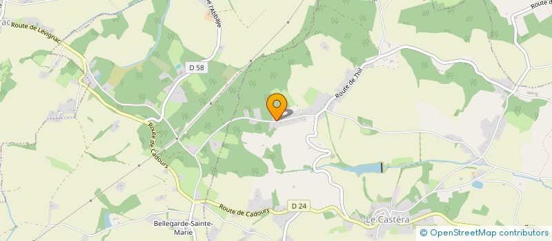 localisation de l'entreprise MONSIEUR ALAIN BOURCEY  BELLEGARDE-SAINTE-MARIE