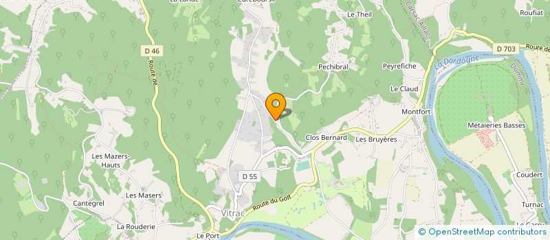 localisation de l'entreprise MONSIEUR ALAIN BOURDAIS à VITRAC