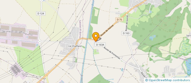 localisation de l'entreprise MONSIEUR ALAIN BOURDAT  CHAMAGNIEU