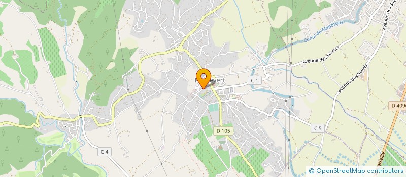 localisation de l'entreprise MONSIEUR ALAIN BOURDIN  PIERREVERT