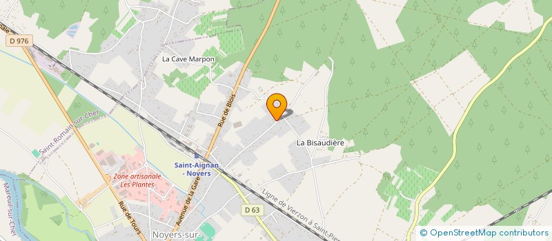 localisation de l'entreprise MONSIEUR ALAIN BOURDON à NOYERS-SUR-CHER