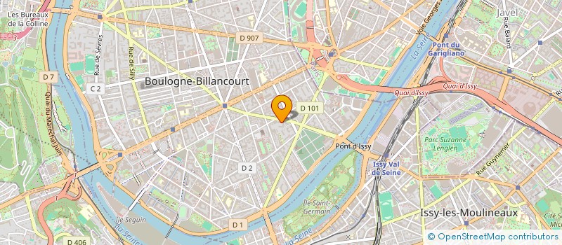 localisation de l'entreprise MONSIEUR ALAIN BOURDON à BOULOGNE-BILLANCOURT