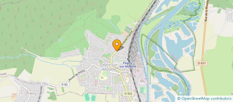 localisation de l'entreprise MONSIEUR ALAIN BOURGEOIS  PAGNY-SUR-MOSELLE