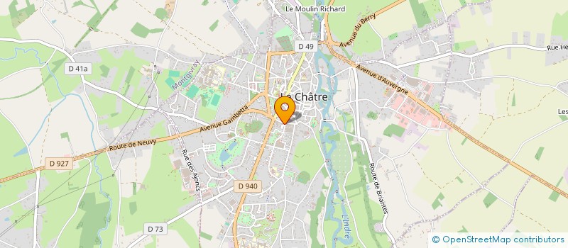 localisation de l'entreprise MONSIEUR ALAIN BOURGOIN à LA CHATRE