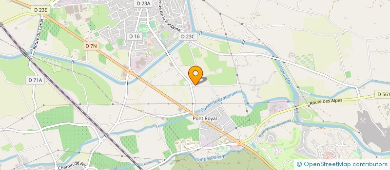 localisation de l'entreprise MONSIEUR ALAIN BOURGUES  MALLEMORT