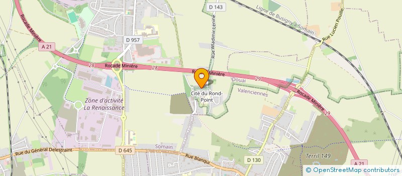 localisation de l'entreprise MONSIEUR ALAIN BOURIEZ  FENAIN