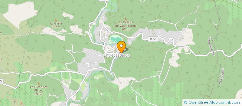 localisation de l'entreprise MONSIEUR ALAIN BOURILLON  ENTRECASTEAUX