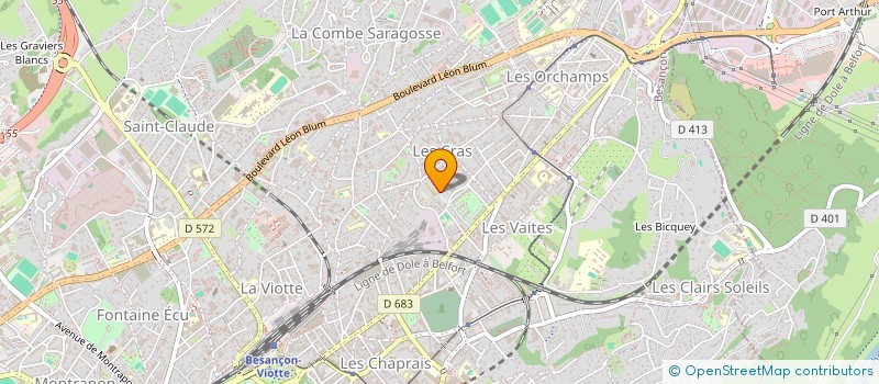 localisation de l'entreprise MONSIEUR ALAIN BOURQUE  MONTBELIARD