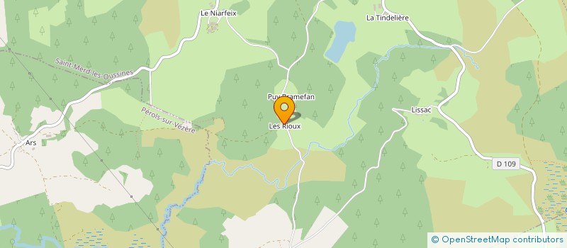 localisation de l'entreprise MONSIEUR ALAIN BOURROUX  SAINT-MERD-LES-OUSSINES