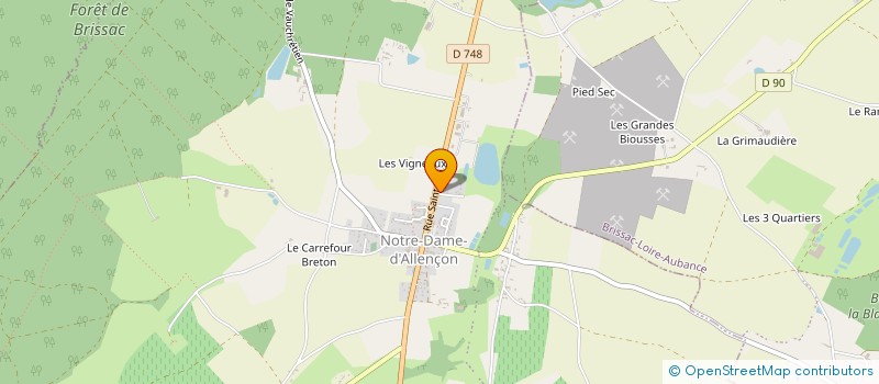 localisation de l'entreprise MONSIEUR ALAIN BOURSET à TERRANJOU