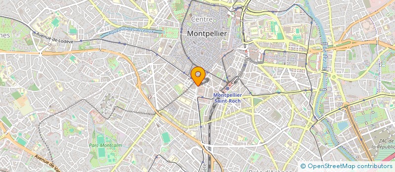 localisation de l'entreprise MONSIEUR ALAIN BOUSSAGE à MONTPELLIER