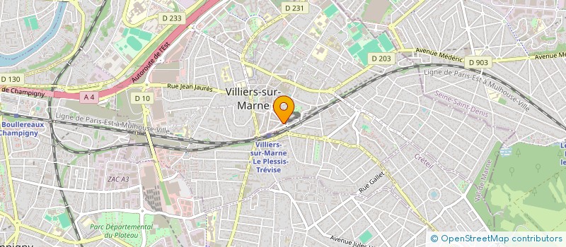 localisation de l'entreprise MONSIEUR ALAIN BOUSSETTA  VILLIERS-SUR-MARNE