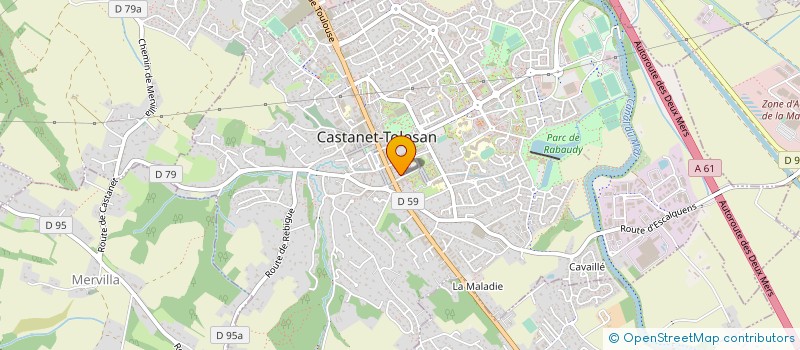 localisation de l'entreprise MONSIEUR ALAIN BOUSSOUGANT à CASTANET-TOLOSAN