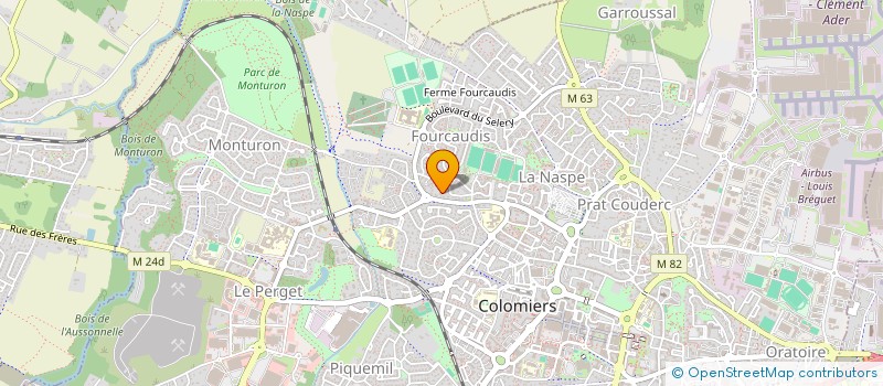 localisation de l'entreprise MONSIEUR ALAIN BOUTEILLER à COLOMIERS