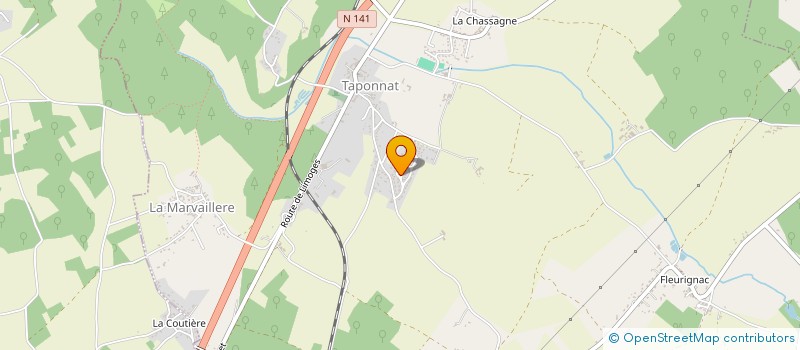 localisation de l'entreprise MONSIEUR ALAIN BOUTIN à TAPONNAT-FLEURIGNAC