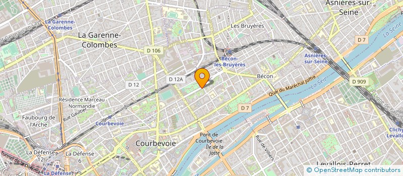 localisation de l'entreprise MONSIEUR ALAIN BOUTRY à COURBEVOIE