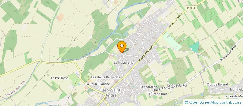 localisation de l'entreprise MONSIEUR ALAIN BOUVARD à CLERY-SAINT-ANDRE