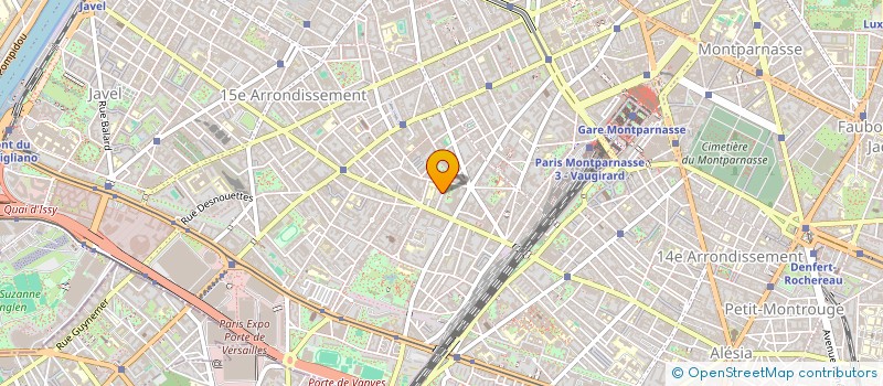 localisation de l'entreprise MONSIEUR ALAIN BOUVET  PARIS