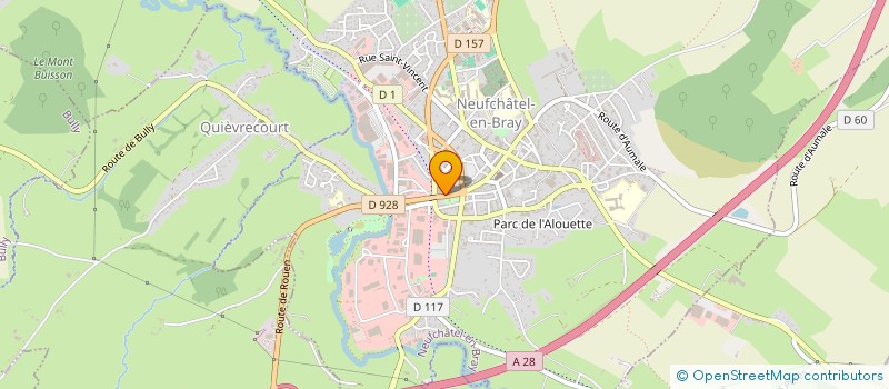 localisation de l'entreprise MONSIEUR ALAIN BOUVIER à NEUFCHATEL-EN-BRAY