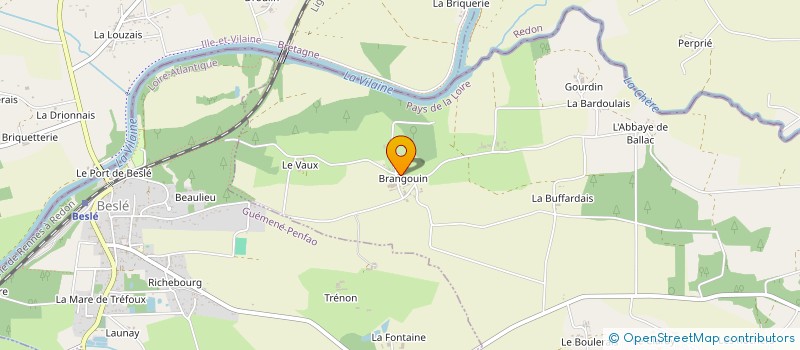 localisation de l'entreprise MONSIEUR ALAIN BOUVIER  PIERRIC