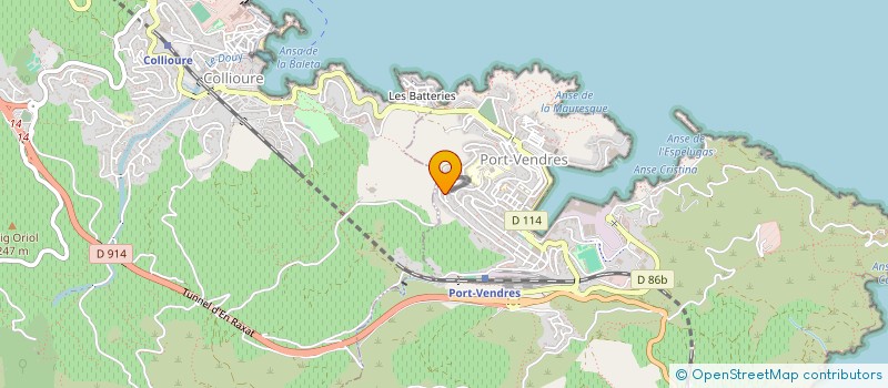 localisation de l'entreprise MONSIEUR ALAIN BOZIER  PORT-VENDRES