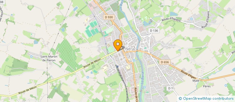 localisation de l'entreprise MONSIEUR ALAIN BRAGUE  NERAC