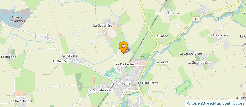 localisation de l'entreprise MONSIEUR ALAIN BRANCHEREAU à JOUE-SUR-ERDRE