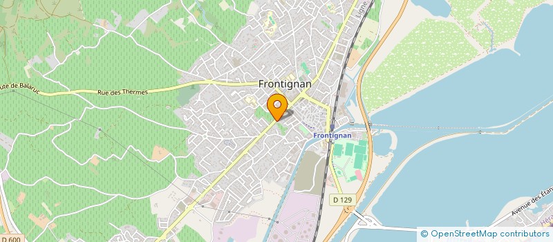 localisation de l'entreprise MONSIEUR ALAIN BRANDE à FRONTIGNAN