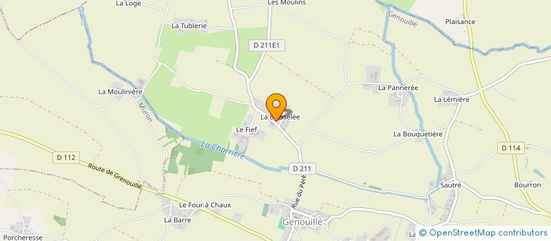localisation de l'entreprise MONSIEUR ALAIN BRARD à GENOUILLE