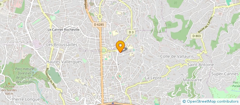 localisation de l'entreprise MONSIEUR ALAIN BRASLERET à CANNES