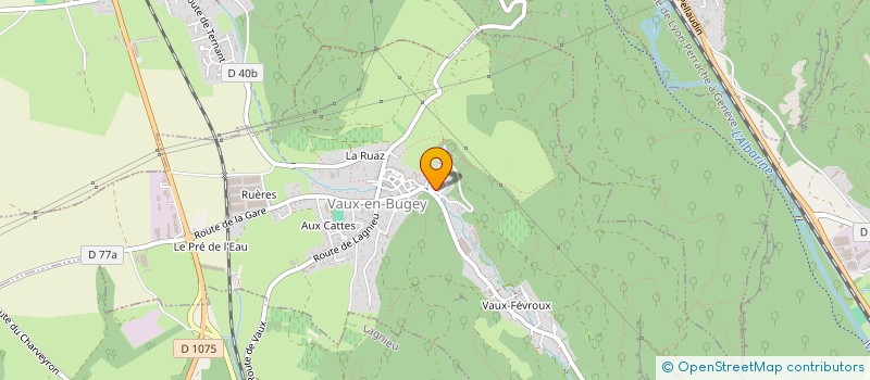 localisation de l'entreprise MONSIEUR ALAIN BRAULT  VAUX-EN-BUGEY