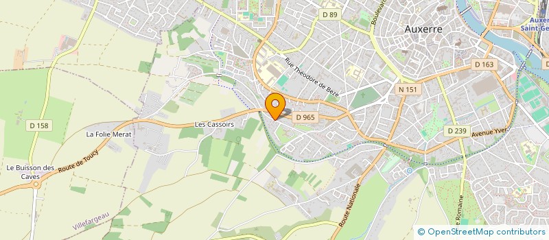 localisation de l'entreprise MONSIEUR ALAIN BRAULT à AUXERRE