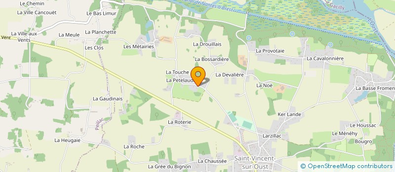 localisation de l'entreprise MONSIEUR ALAIN BRAUN  SAINT-VINCENT-SUR-OUST