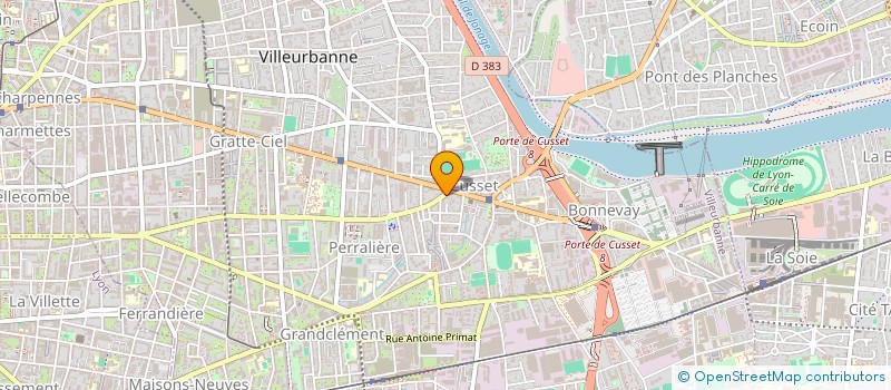 localisation de l'entreprise MONSIEUR ALAIN BRAYARD à VILLEURBANNE