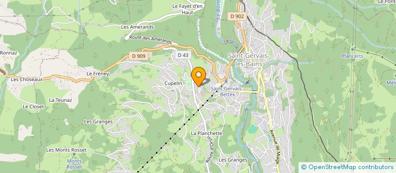 localisation de l'entreprise MONSIEUR ALAIN BREARD  SAINT-GERVAIS-LES-BAINS