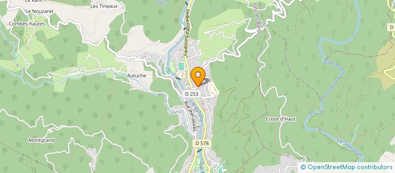localisation de l'entreprise MONSIEUR ALAIN BRECHBUHL à VALS-LES-BAINS