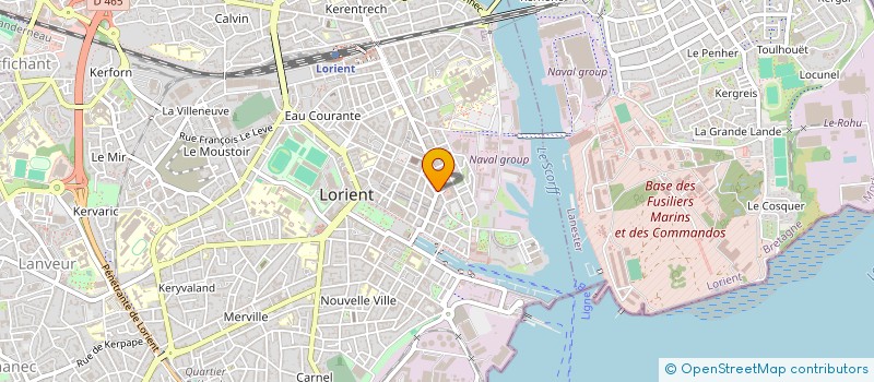 localisation de l'entreprise MONSIEUR ALAIN BREMOND à LORIENT
