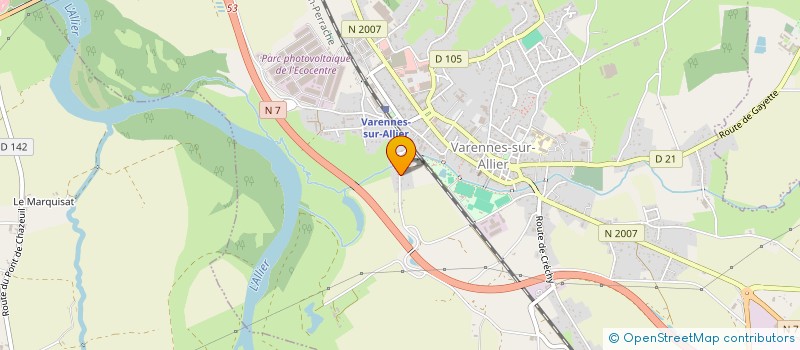 localisation de l'entreprise MONSIEUR ALAIN BRENON  VARENNES-SUR-ALLIER