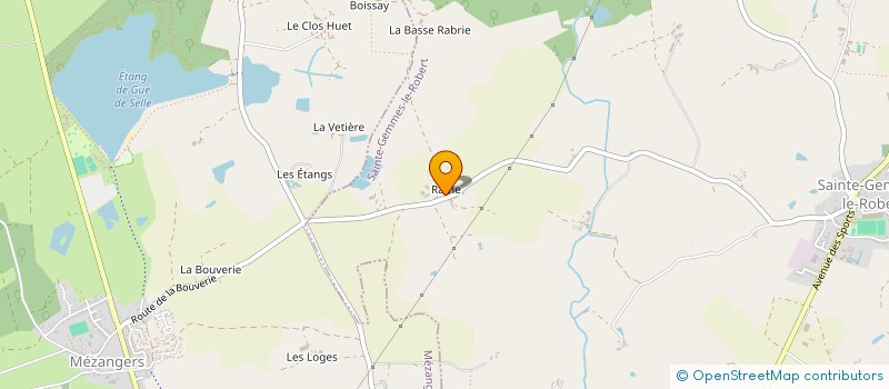 localisation de l'entreprise MONSIEUR ALAIN BRETONNIERE  SAINTE GEMMES LE ROBERT