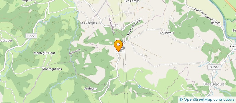 localisation de l'entreprise MONSIEUR ALAIN BREVIER  BESSUEJOULS