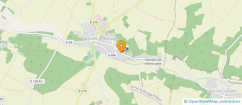 localisation de l'entreprise MONSIEUR ALAIN BRIAND à LORREZ-LE-BOCAGE-PREAUX