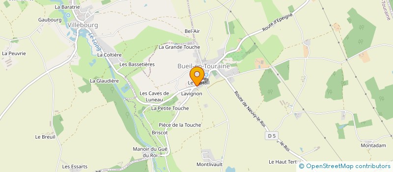 localisation de l'entreprise MONSIEUR ALAIN BRIAND à BUEIL-EN-TOURAINE