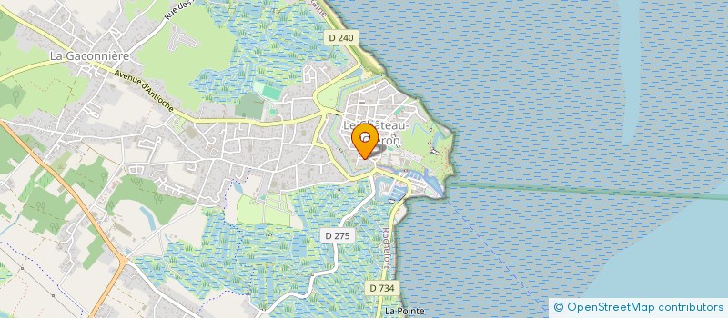 localisation de l'entreprise MONSIEUR ALAIN BRIAND  LE CHATEAU-D'OLERON