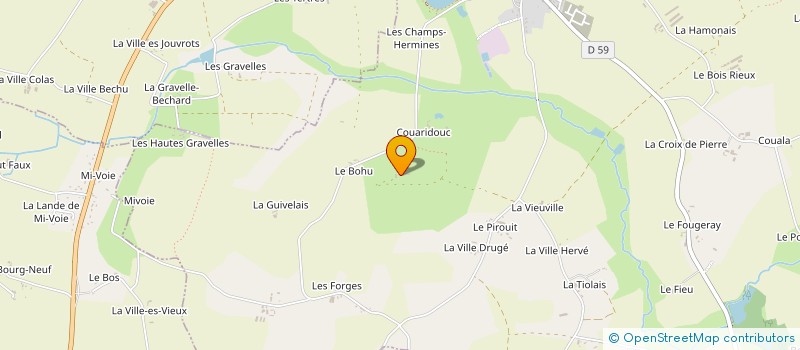 localisation de l'entreprise MONSIEUR ALAIN BRICET  SAINT-ONEN-LA-CHAPELLE