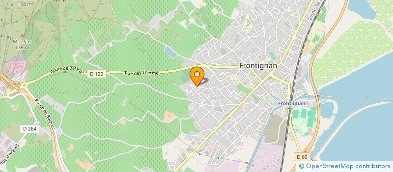 localisation de l'entreprise MONSIEUR ALAIN BRIGLIOZZI à FRONTIGNAN