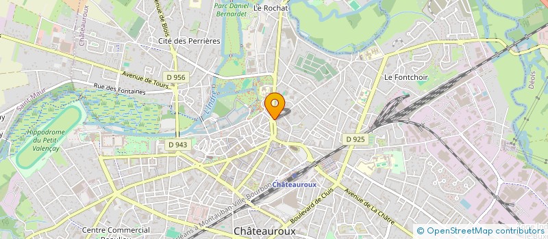 localisation de l'entreprise MONSIEUR ALAIN BRISELANCE à CHATEAUROUX