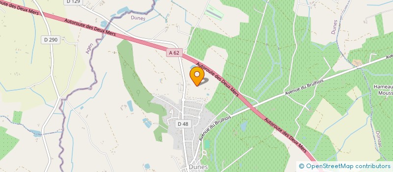 localisation de l'entreprise MONSIEUR ALAIN BROC  AUVILLAR