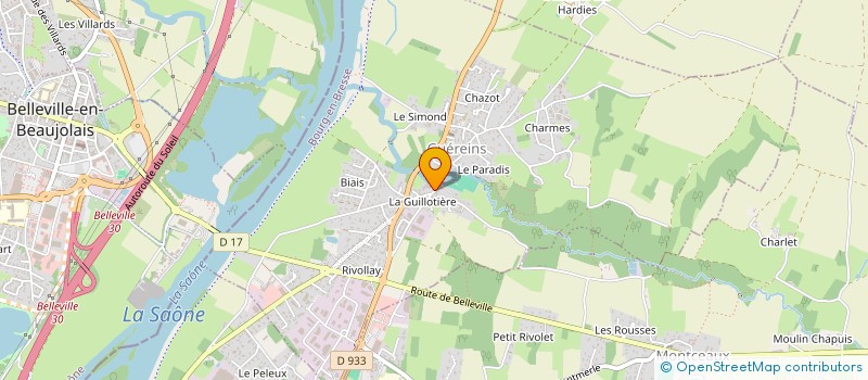 localisation de l'entreprise MONSIEUR ALAIN BROCARD à GUEREINS